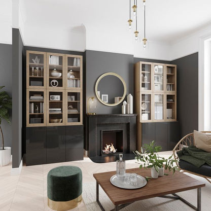 Hylde til korpus 45 x 75 cm GoodHome Atomia egetræ 2 stk.