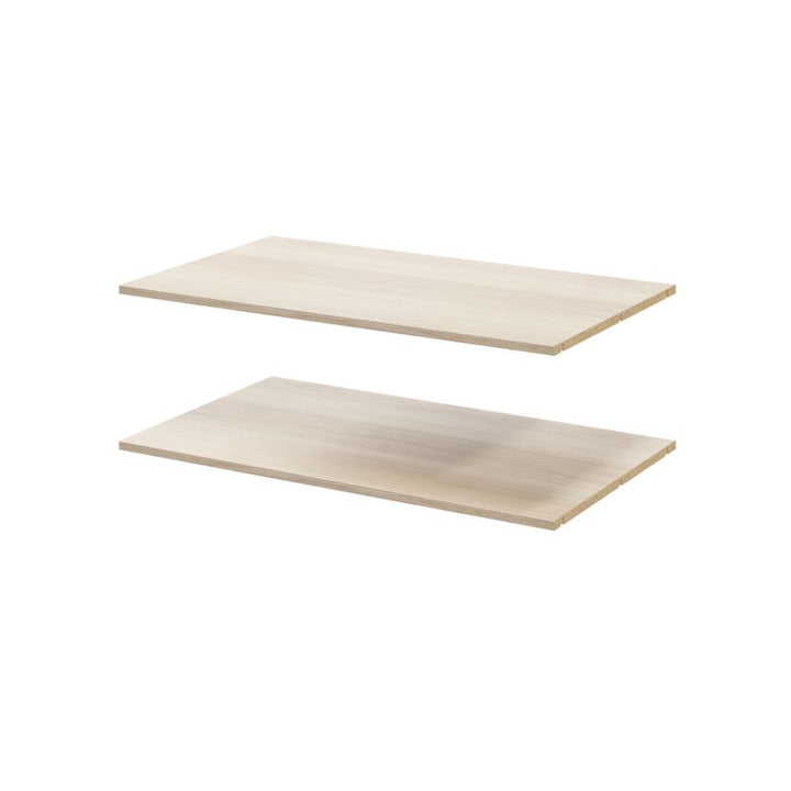 GoodHome Atomia hylde til korpus 58 x 100 cm i egetræ, 2 stk.