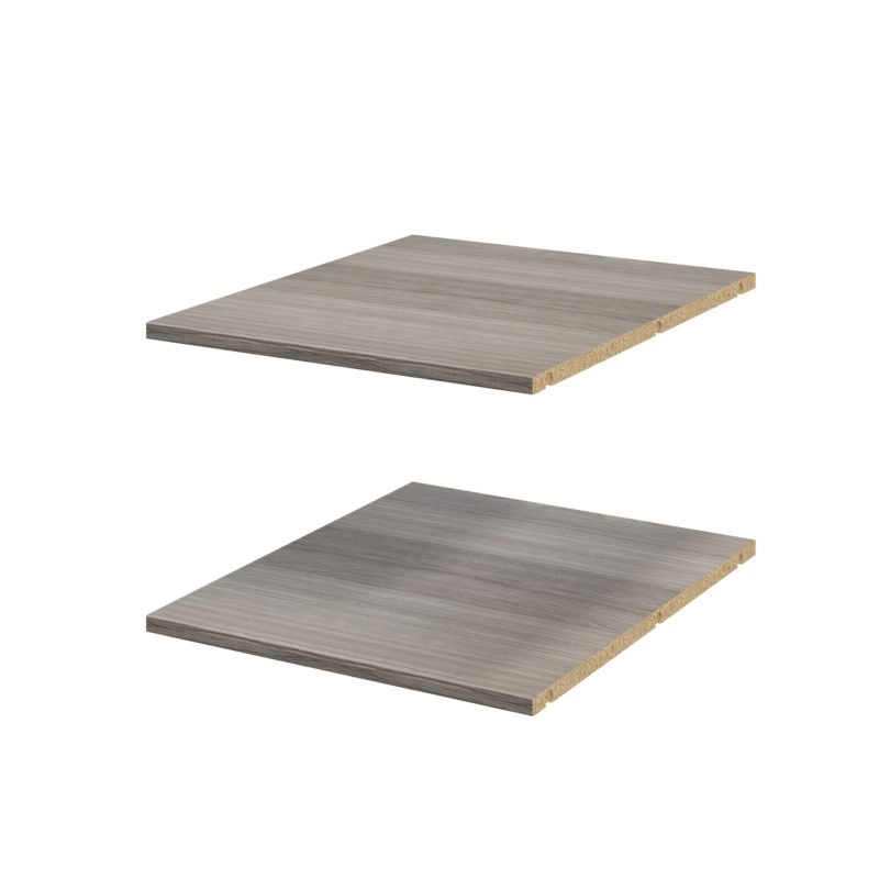 Hylde til korpus 58 x 50 cm GoodHome Atomia grå eg 2 stk.