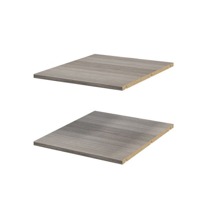 Hylde til korpus 58 x 50 cm GoodHome Atomia grå eg 2 stk.