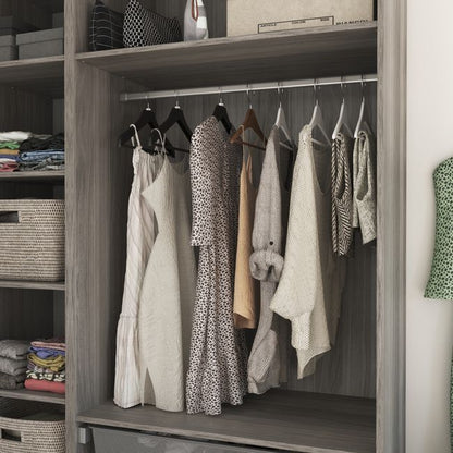 Hylde til korpus 58 x 50 cm GoodHome Atomia grå eg 2 stk.