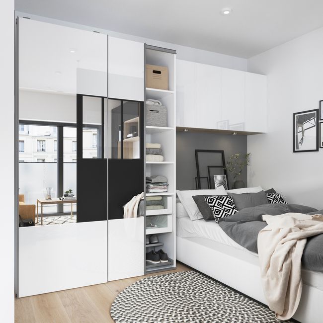 Hylde til korpus 58 x 75 cm GoodHome Atomia hvid 2 stk.