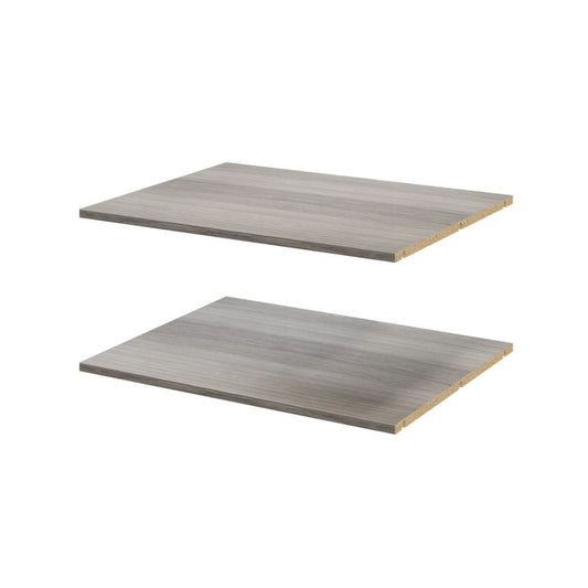 Hylde til korpus 58 x 75 cm GoodHome Atomia grå eg 2 stk.