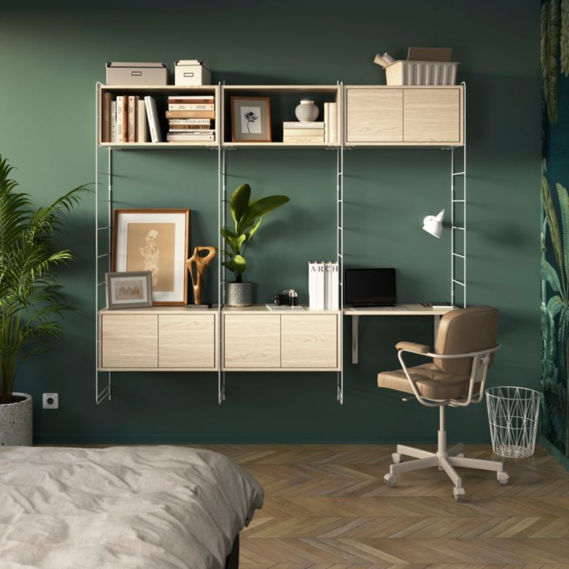 GoodHome Rigga hylde 29 x 60 cm i egetræ