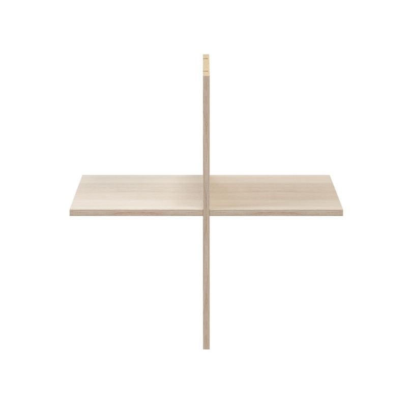 Krydsplade til korpus 35 x 75 x 75 cm GoodHome Atomia egetræ 2 stk.