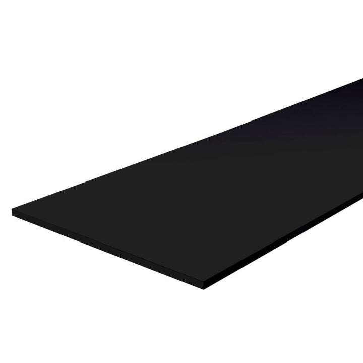 Møbelflade 120 x 40 x 1,8 cm mat-sort
