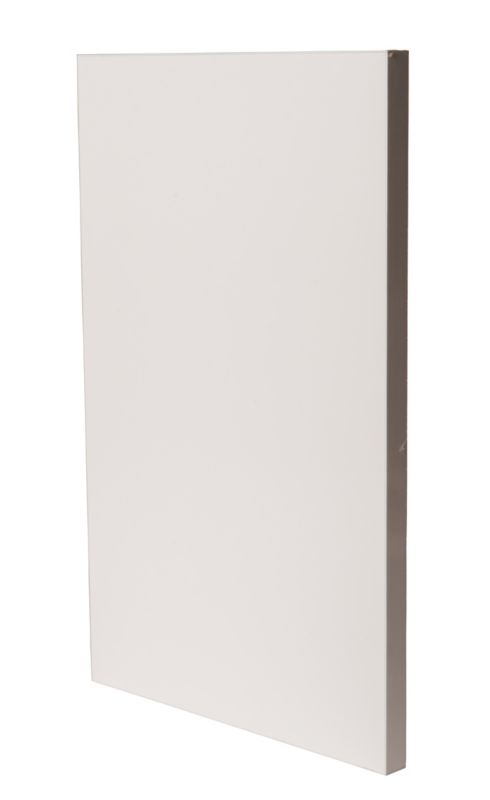 Møbelhylde 18 x 600 x 2500 mm hvid højglans