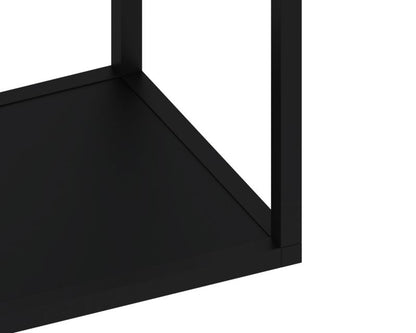 Sort metalhylde Qbox 40 cm