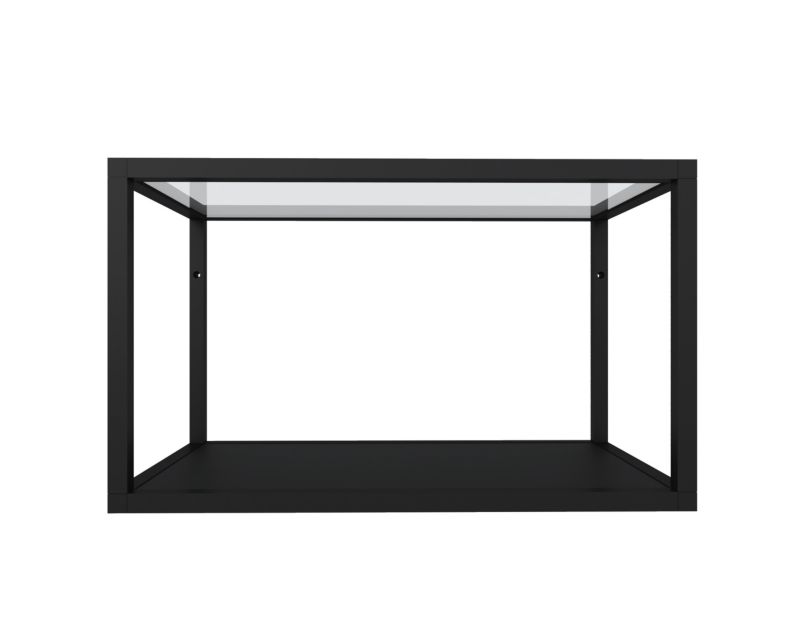 Sort metalhylde Qbox 60 cm