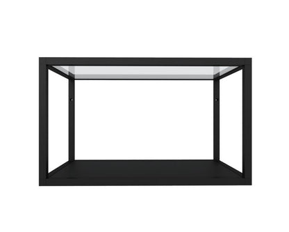 Sort metalhylde Qbox 60 cm