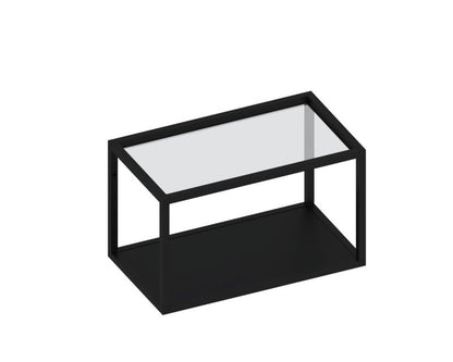 Sort metalhylde Qbox 60 cm