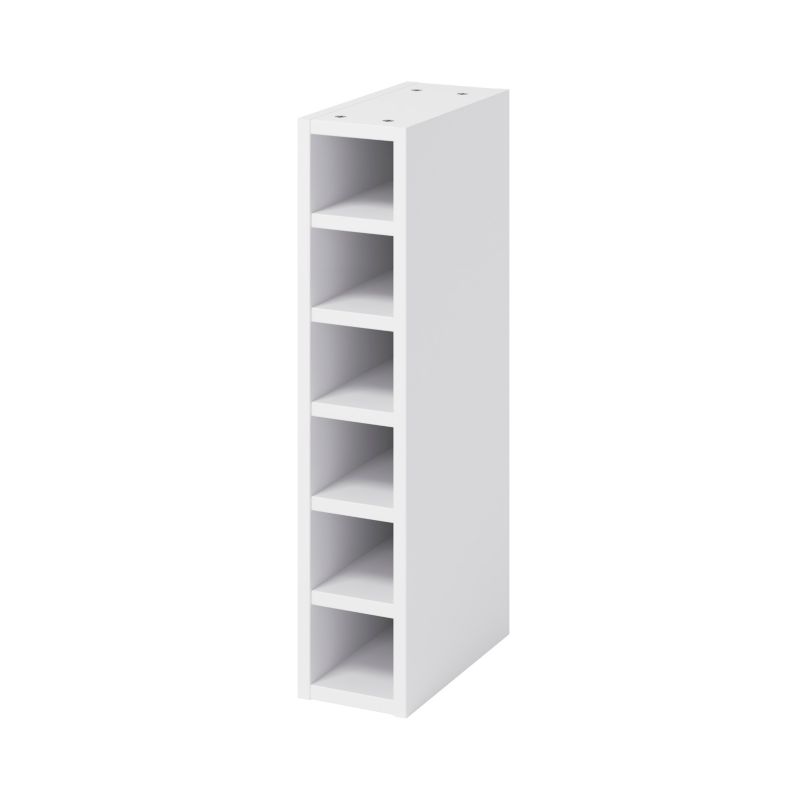 GoodHome Caraway hvid vinreol 15 cm