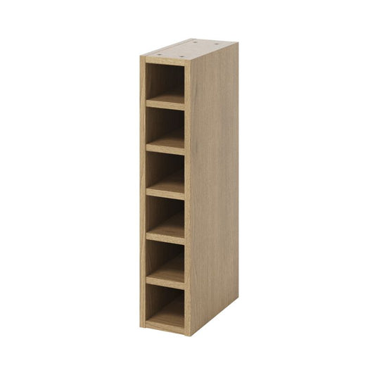 GoodHome Caraway vinreol 15 cm lys eg