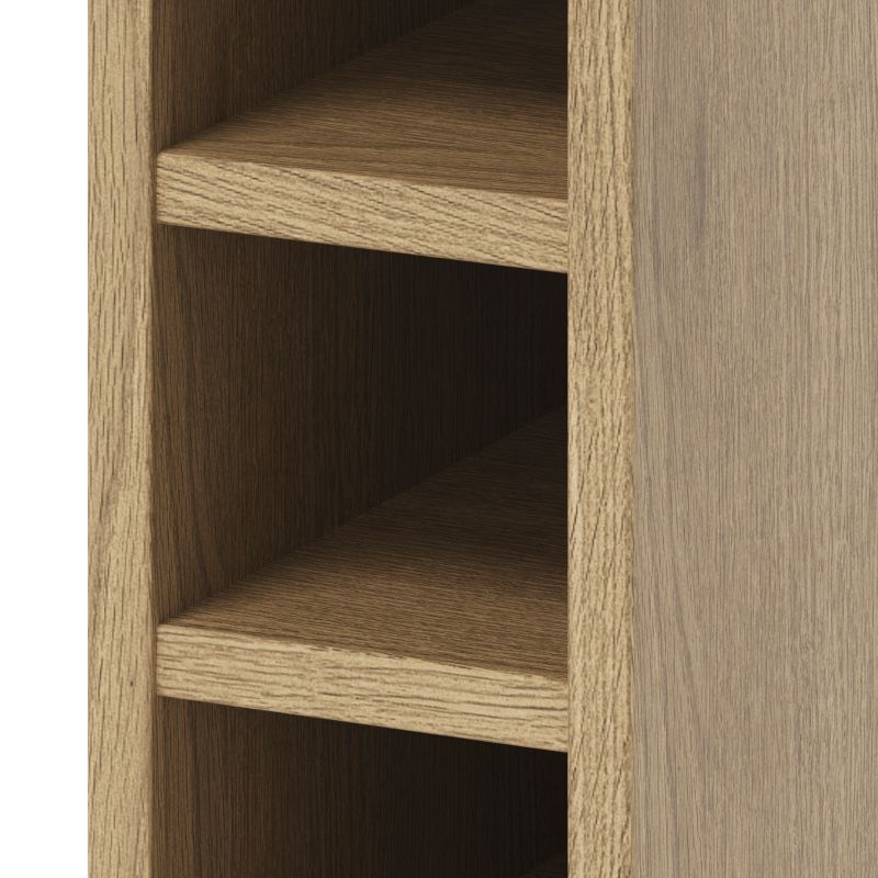 GoodHome Caraway vinreol 15 cm lys eg