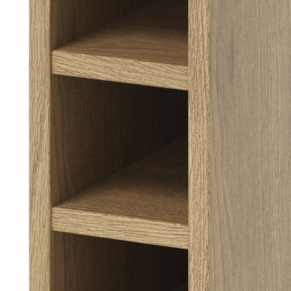 GoodHome Caraway vinreol 15 cm lys eg