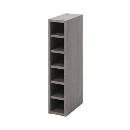 GoodHome Caraway vinreol 15 cm grå eg