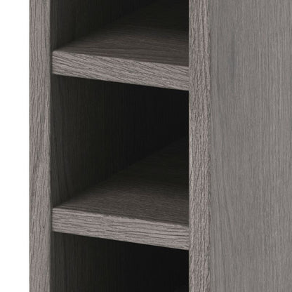 GoodHome Caraway vinreol 15 cm grå eg