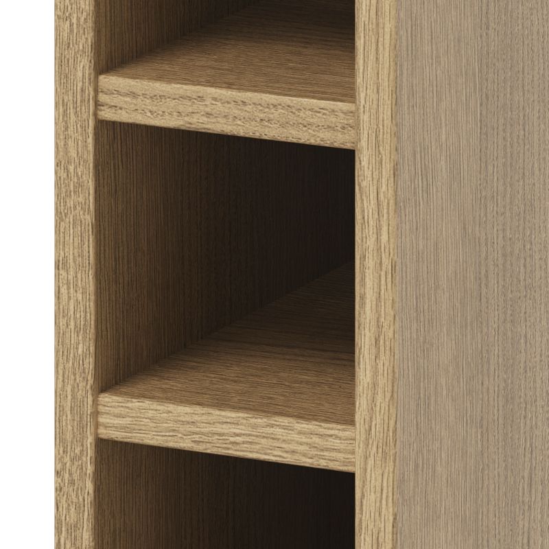Høj vinreol GoodHome Caraway 15 cm lys eg