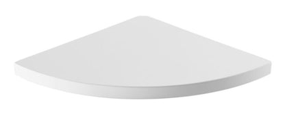 Hjørnehylde Form Rigga 18 x 250 x 250 mm hvid