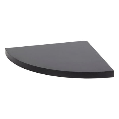 Form Rigga hjørnehylde 18 x 250 x 250 mm mat-sort