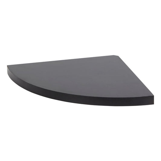 Form Rigga hjørnehylde 18 x 250 x 250 mm mat-sort