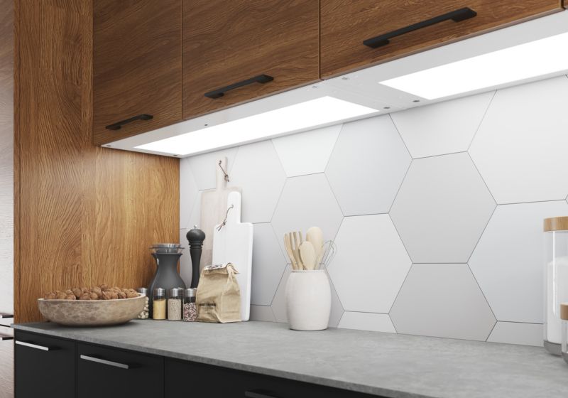GoodHome Caraway 100 cm oplyst hylde