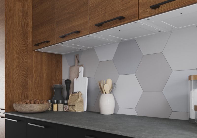 GoodHome Caraway oplyst hylde 40 cm