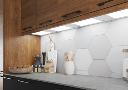 GoodHome Caraway oplyst hylde 40 cm