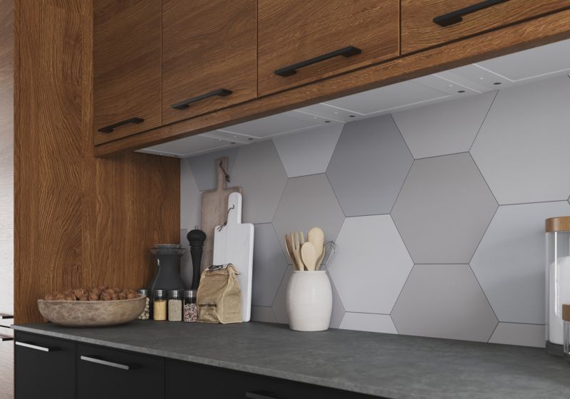 GoodHome Caraway oplyst hylde 40 cm