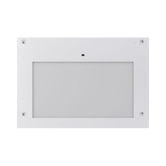 GoodHome Caraway oplyst hylde 50 cm hvid