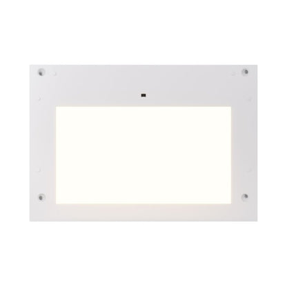 GoodHome Caraway oplyst hylde 50 cm hvid