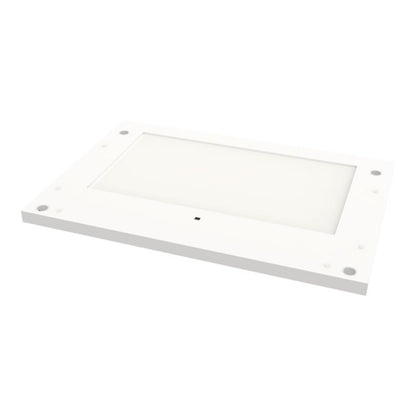 GoodHome Caraway oplyst hylde 50 cm hvid