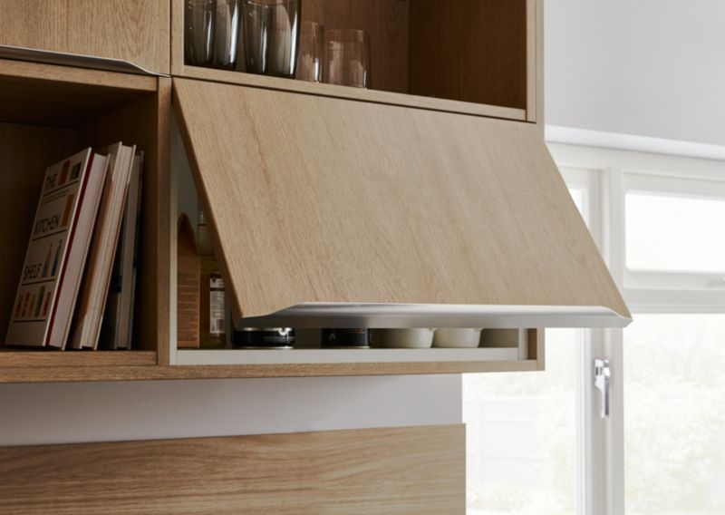 GoodHome Caraway vandret hylde 60 cm lys eg