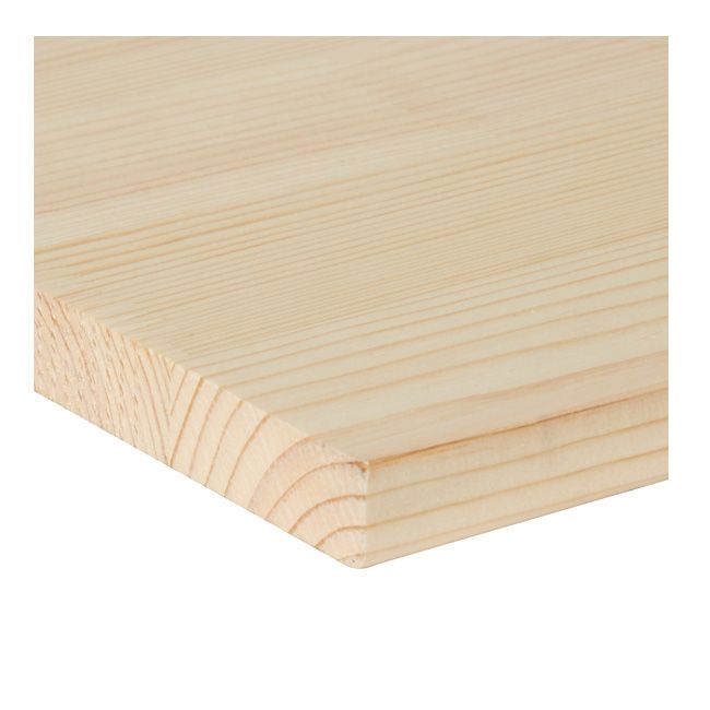 Knastfri fyrretræs hylde 18 x 200 x 2400 mm