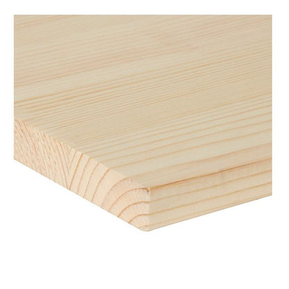 Knastfri fyrretræs hylde 18 x 200 x 2400 mm