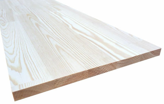 Skarp fyrretræs hylde uden knaster 18 x 300 x 2400 mm