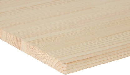 Knastfri fyrretræs hylde 18 x 400 x 2400 mm