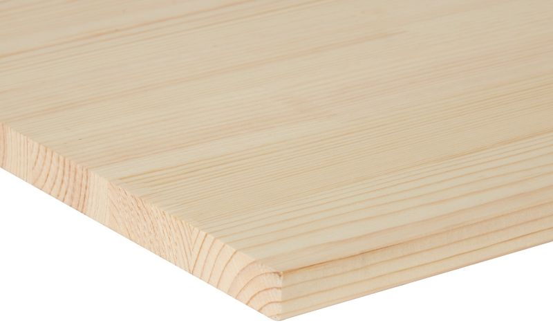 Knastfri fyrretræs hylde 18 x 400 x 800 mm