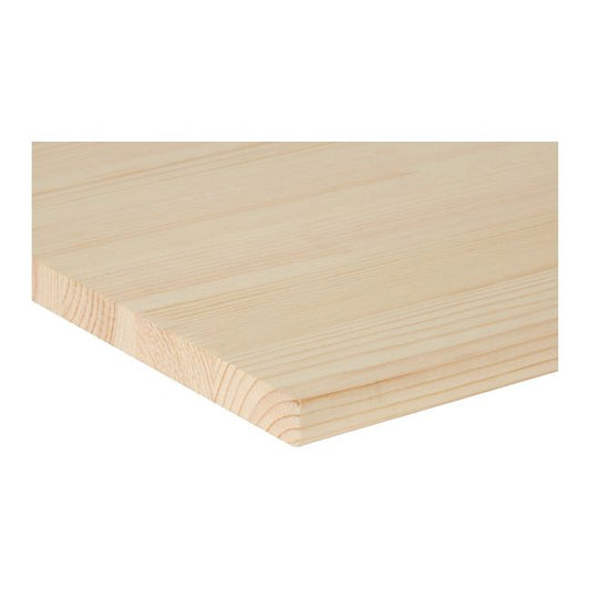 Knastfri fyrretræs hylde 18 x 600 x 1200 mm 0,72 m2