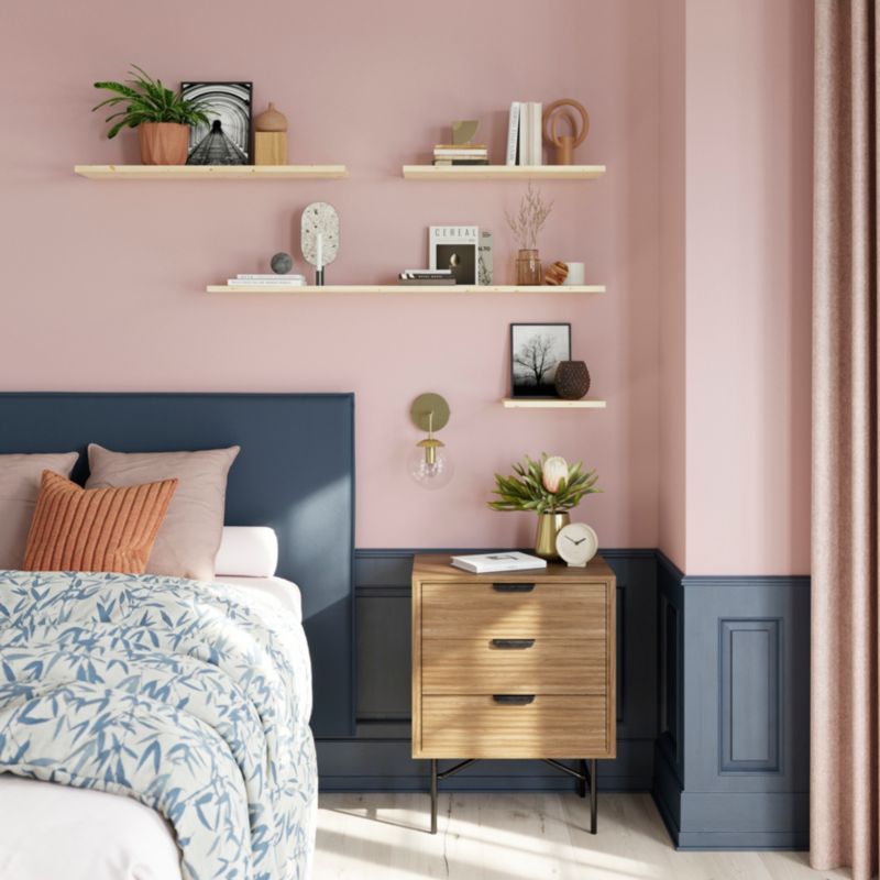 GoodHome fyrretræs hylde 19 mm 118 cm