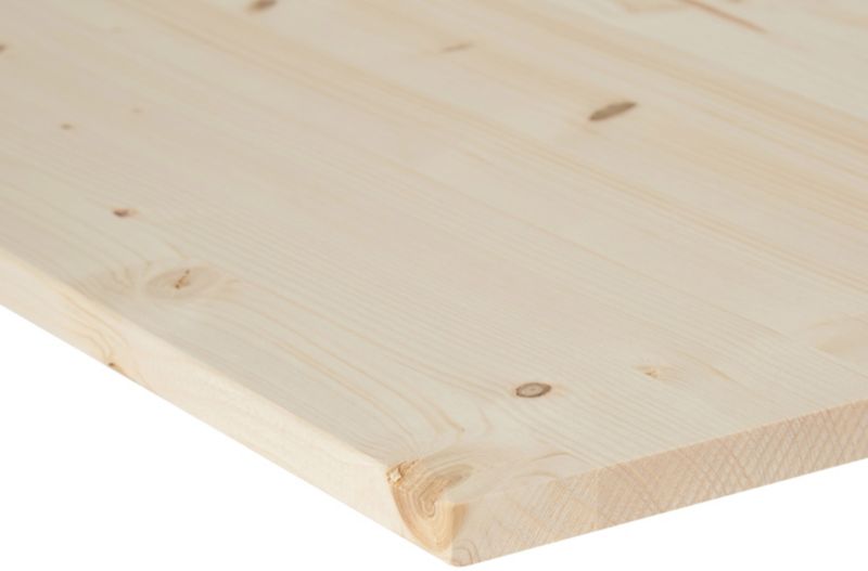 Knudret fyrretræs hylde 18 x 600 x 2000 mm
