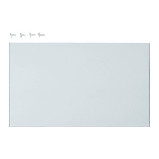 GoodHome Cicely glasplade 273,5 x 458,5 mm 2 stk.