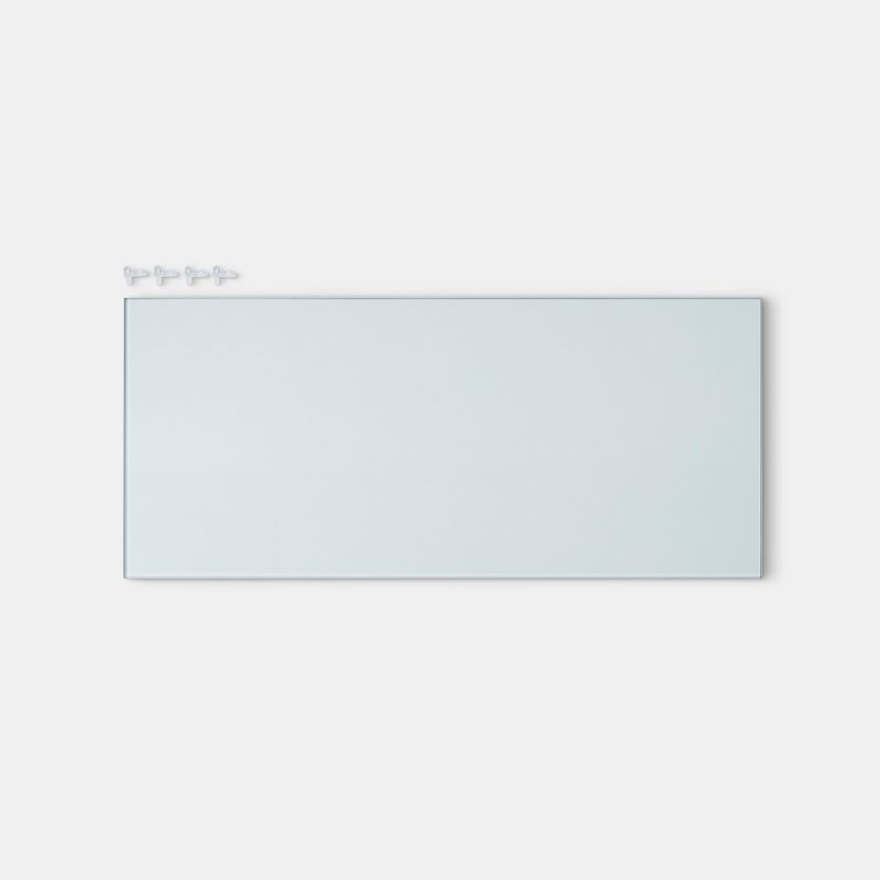 GoodHome Cicely glasplade 273,5 x 558,5 mm 2 stk.