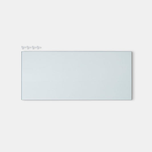 GoodHome Cicely glasplade 273,5 x 558,5 mm 2 stk.