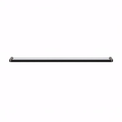 Glass Shelf Elland Sort 60x12 cm Hærdet Glas