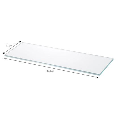 Glasreol 35,8 x 11 cm Hærdet Glas Gennemsigtig | 5059340393919