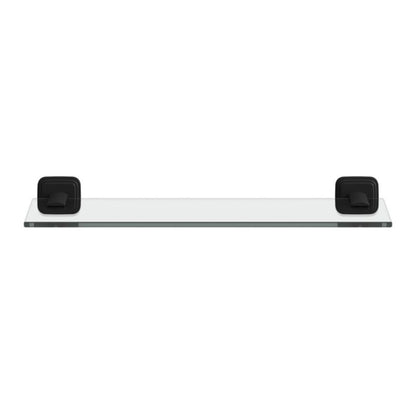 Glasreol 40 cm Sort Mat Rustfrit Stål