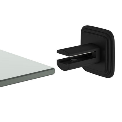 Glasreol 40 cm Sort Mat Rustfrit Stål