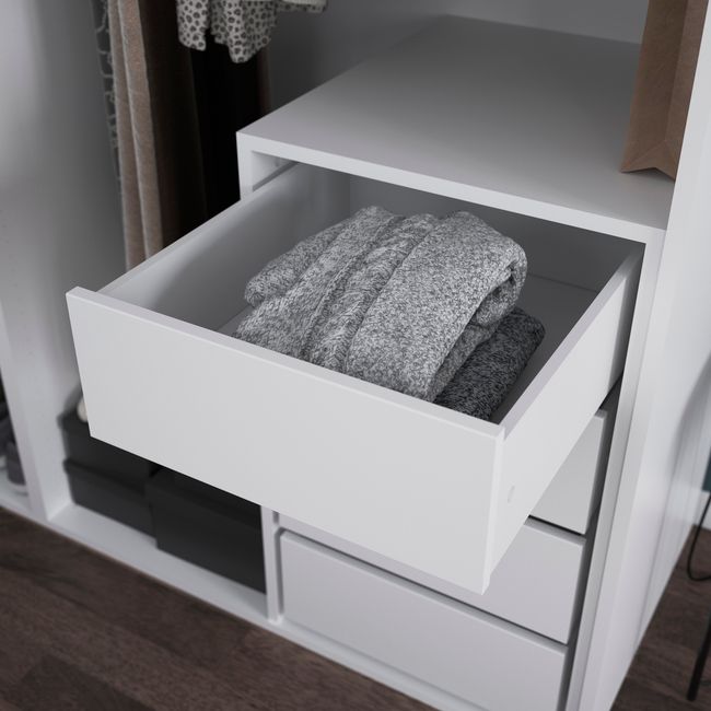 Indsatsreol til korpus 75/100 x 187,5/225 cm GoodHome Atomia hvid