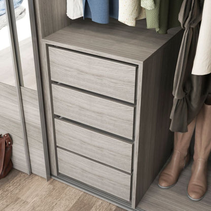 Indsatsreol til korpus 75/100 x 187,5/225 cm GoodHome Atomia grå eg